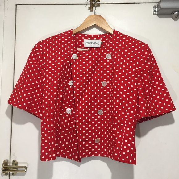 VINTAGE JH COLLECTIBLES CROPPED BLAZERS SIZE 12 - Picture 2 of 5